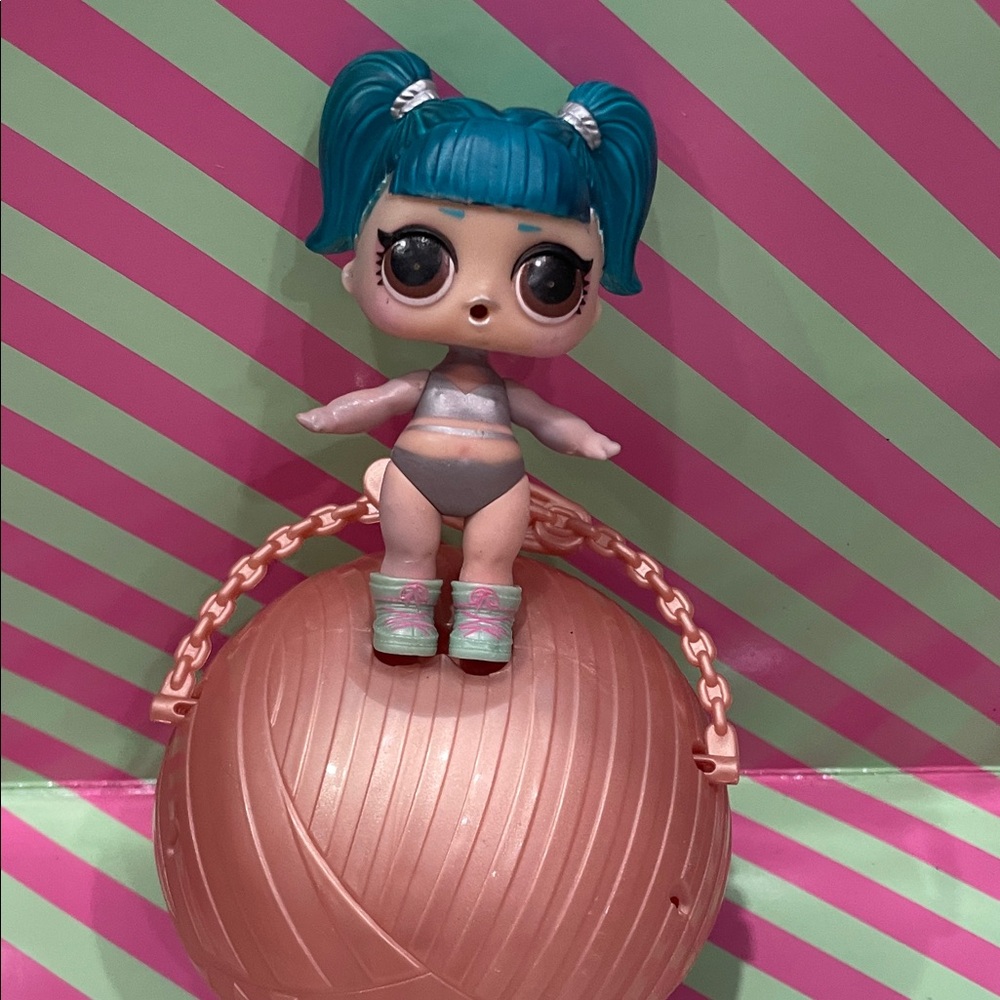 L.O.L. Surprise! Doll with Teal Hair and Pink Accessories